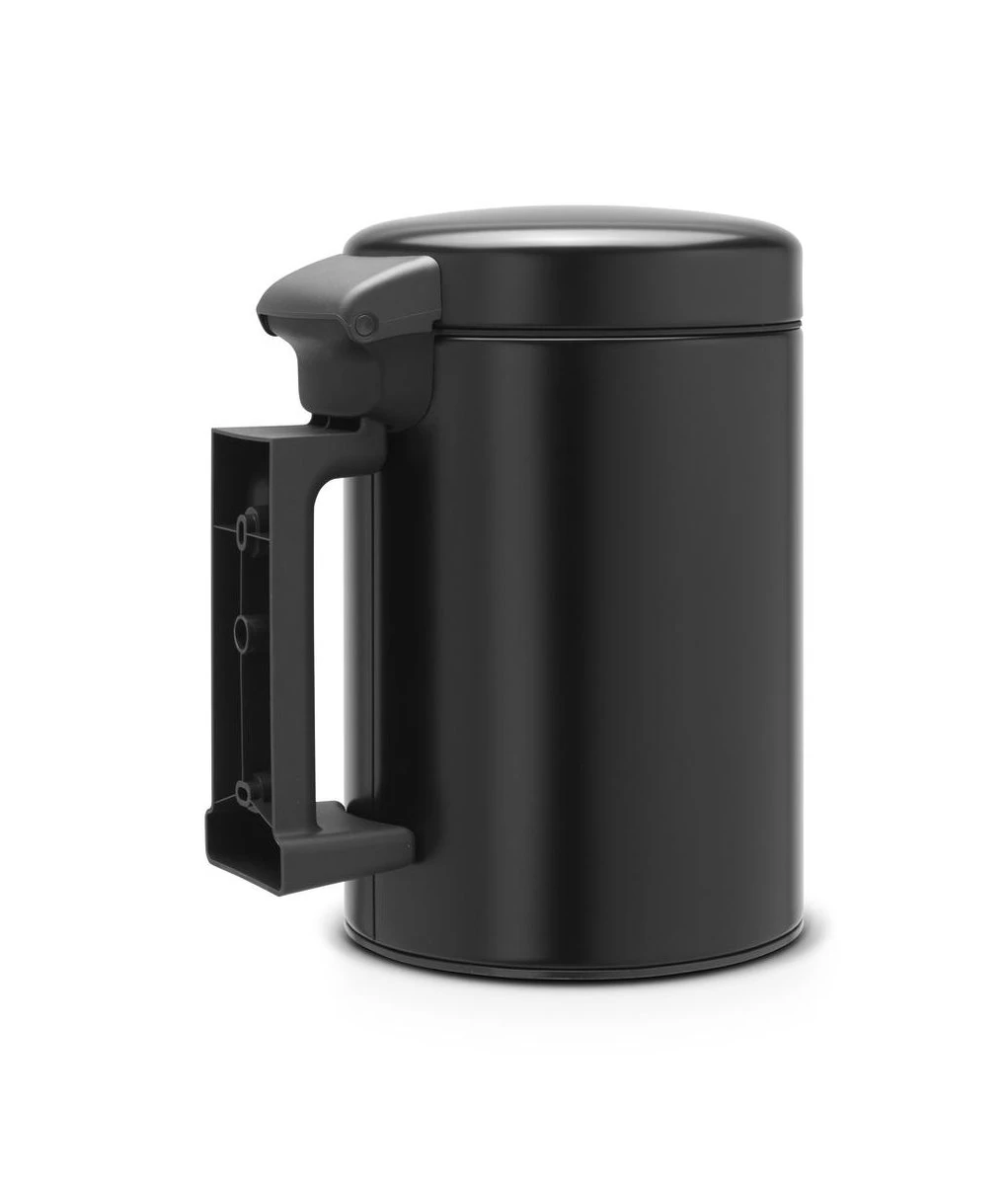 Brabantia NewIcon Wandprullenbak - 3 L - Matt Black 7 Brabantia NewIcon Wandprullenbak - 3 L - Matt Black - Afbeelding 7