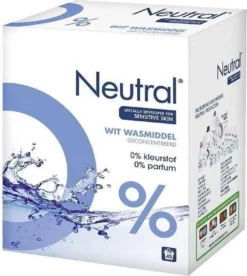 Neutral 0% Wit Parfumvrij Waspoeder - 45 Wasbeurten - Wasmiddel 33 Neutral 0% Wit Parfumvrij Waspoeder - 45 Wasbeurten - Wasmiddel -Woonwinkel 1073x1200