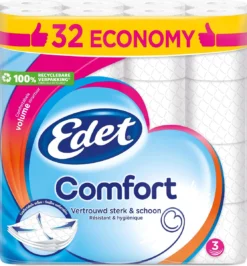 Edet Comfort - 3-laags Wc Papier - 32 Rollen