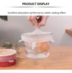 Siliconen Vershoud Deksels – Set Van 6 Stuks – Flexibel – Herbruikbaar – Wit - Stretch Tot Wel 30 Cm -Woonwinkel 1192x1200 2
