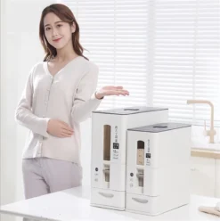 Merkloos TDR-Japans Rijst/Granen Container/Dispenser/ Opbergdoos - 6KG Inhoud - Wit -Woonwinkel 1194x1200