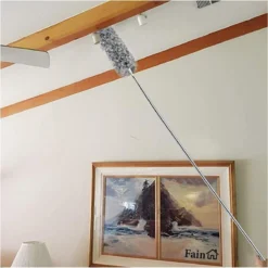 Fain® Plumeau Met Telescoopsteel – Grijs – 80 Tot 280 Cm - Uitschuifbaar – Wasbaar - Flexibel 360° Draaibaar – Duster - Microvezel Ragebol -Woonwinkel 1198x1200 9