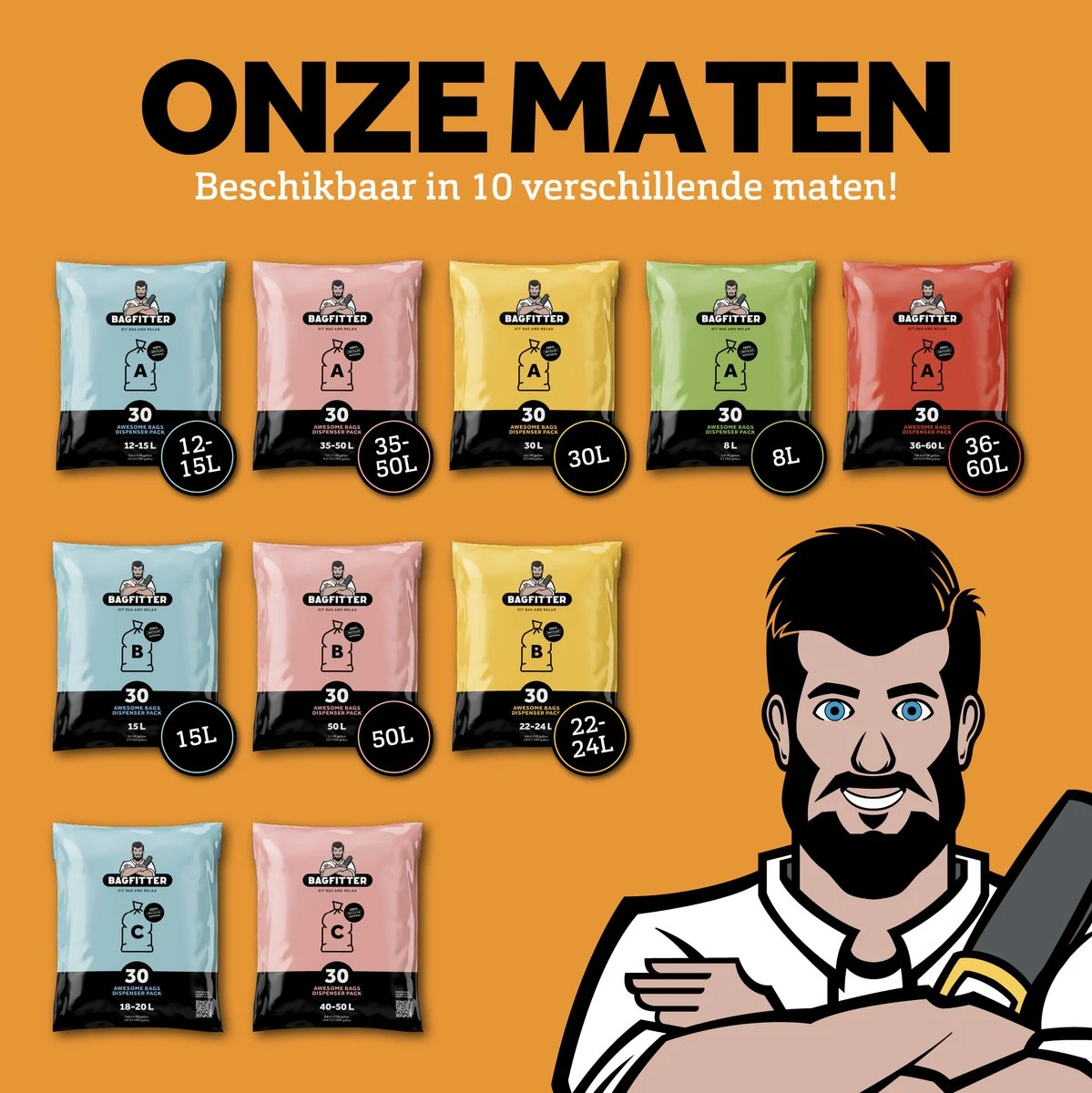 BagFitter Roze C 40L Tot 50L Vuilniszak Met Trekband Van 100% Gerecycled Plastic - 77cm X 57cm - 30 Stuks - 40-50 Liter - Vuilniszakken - Afvalzakken - Prullenbakzakken Geschikt Voor O.a. Homra Fonix En StangVollby Nausta 8 BagFitter Roze C 40L Tot 50L Vuilniszak Met Trekband Van 100% Gerecycled Plastic - 77cm X 57cm - 30 Stuks - 40-50 Liter - Vuilniszakken - Afvalzakken - Prullenbakzakken Geschikt Voor O.a. Homra Fonix En StangVollby Nausta - Afbeelding 8