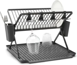 Brabantia SinkSide Afdruiprek - Inklapbaar - Dark Grey -Woonwinkel 1200x1010