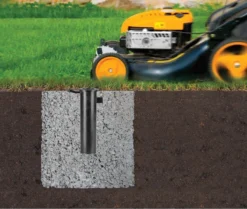 Brabantia Essential Droogmolen 30 Meter - Met Bodemhuls - Metallic Grey -Woonwinkel 1200x1017 1