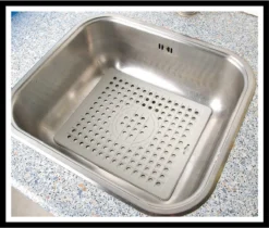 Gootsteenmat Rechthoek - 31x26cm - Rubber Mat Beschermt De Gootsteen Afwasbak En Het Servies Tegen Krassen En Beschadigingen. Past Ook In Een Vierkante Gootsteenbak