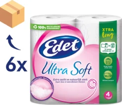 Edet Ultra Soft Xtra Long 4-laags Toiletpapier - 24 = 48 Rollen 5 Edet Ultra Soft Xtra Long 4-laags Toiletpapier - 24 = 48 Rollen -Woonwinkel 1200x1029 1
