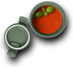Curver Lunch & Go Beker - Magnetronbestendig - Lunchbeker – Muesli Beker - Soepbeker - Yoghurt Beker To Go – LunchBox - KoffieBeker - Salade Lunchbox - 0,6l – Groen -Woonwinkel 1200x1113 1