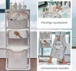 Sens Design Wassorteerder – Wasmand Met 3 Vakken - Op Wieltjes 23 Sens Design Wassorteerder – Wasmand Met 3 Vakken - Op Wieltjes -Woonwinkel 1200x1131 1