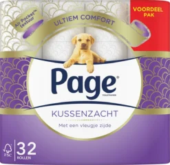 Page Toiletpapier - 32 Rollen - Kussenzacht Wc Papier (3-laags) - Voordeelverpakking 26 Page Toiletpapier - 32 Rollen - Kussenzacht Wc Papier (3-laags) - Voordeelverpakking -Woonwinkel 1200x1167 2