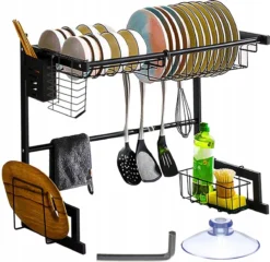 Afdruiprek Droger Zwart Voor Bestek Boven De Gootsteen 65 Cm X 29 Cm X 52 Cm 13 Afdruiprek Droger Zwart Voor Bestek Boven De Gootsteen 65 Cm X 29 Cm X 52 Cm -Woonwinkel 1200x1167