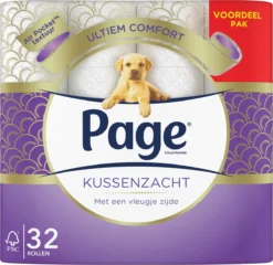 Page Toiletpapier - 32 Rollen - Kussenzacht Wc Papier (3-laags) - Voordeelverpakking 27 Page Toiletpapier - 32 Rollen - Kussenzacht Wc Papier (3-laags) - Voordeelverpakking -Woonwinkel 1200x1167 3