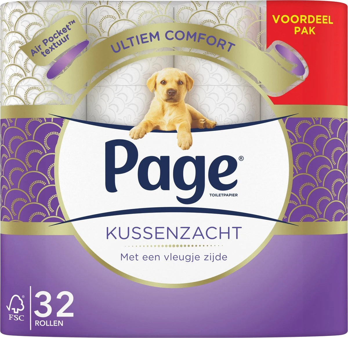 Page Toiletpapier - 32 Rollen - Kussenzacht Wc Papier (3-laags) - Voordeelverpakking 13 Page Toiletpapier - 32 Rollen - Kussenzacht Wc Papier (3-laags) - Voordeelverpakking - Afbeelding 13
