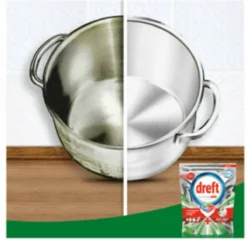 Dreft Platinum Plus All In One - Vaatwastabletten - Citroen - Voordeelverpakking 5 X 16 Stuks -Woonwinkel 1200x1173 1