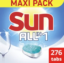 SUN® Sun All-in 1 Normaal Vaatwastabletten - 276 Tabletten - Voordeelverpakking 13 SUN® Sun All-in 1 Normaal Vaatwastabletten - 276 Tabletten - Voordeelverpakking -Woonwinkel 1200x1174 2