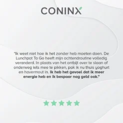 Coninx Yoghurtbeker To Go - Muesli Beker To Go - Lunchbeker - Mueslibeker 640ml (450ml+190ml) - Zwart -Woonwinkel 1200x1200 202