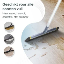 ACE Goods Vloertrekker Met Steel – Vloerwisser Badkamer - Trekker Douche – Raamwisser Verstelbaar – Watertrekker - Incl Ophanghaak -Woonwinkel 1200x1200 388