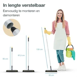 ACE Goods Vloertrekker Met Steel – Vloerwisser Badkamer - Trekker Douche – Raamwisser Verstelbaar – Watertrekker - Incl Ophanghaak -Woonwinkel 1200x1200 391