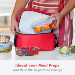 KitchenBrothers Meal Prep Bakjes - Set - Luchtdicht - BPA Vrij - Glas - 9 Stuks -Woonwinkel 1200x1200 413