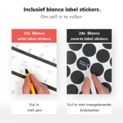 Deleca 24 Glazen Kruidenpotjes - Incl. 3 Soorten Stickers En Strooideksel Set - Voorraadpotten Glas Met Deksel - Kruidenstrooier - 10,5 X 4,3 Cm - Vierkant / 120 Ml 19 Deleca 24 Glazen Kruidenpotjes - Incl. 3 Soorten Stickers En Strooideksel Set - Voorraadpotten Glas Met Deksel - Kruidenstrooier - 10,5 X 4,3 Cm - Vierkant / 120 Ml -Woonwinkel 1200x1200 455