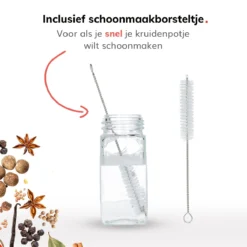 Deleca 24 Glazen Kruidenpotjes - Incl. 3 Soorten Stickers En Strooideksel Set - Voorraadpotten Glas Met Deksel - Kruidenstrooier - 10,5 X 4,3 Cm - Vierkant / 120 Ml 20 Deleca 24 Glazen Kruidenpotjes - Incl. 3 Soorten Stickers En Strooideksel Set - Voorraadpotten Glas Met Deksel - Kruidenstrooier - 10,5 X 4,3 Cm - Vierkant / 120 Ml -Woonwinkel 1200x1200 456