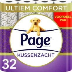 Page Toiletpapier - 32 Rollen - Kussenzacht Wc Papier (3-laags) - Voordeelverpakking 25 Page Toiletpapier - 32 Rollen - Kussenzacht Wc Papier (3-laags) - Voordeelverpakking -Woonwinkel 1200x1200 611