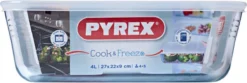 Pyrex Cook & Freeze Ovenschaal 4 L - 27 X 22 X 9 Cm