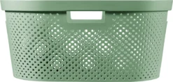 Curver Infinity Recycled Dots Wasmand - 40L - 2 Stuks - Groen -Woonwinkel 1200x573