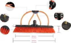 Aqua2Go Telescoopsteel 10,6 Meter - Lichtgewicht Aluminium - 40 Cm. Borstel - Ramen Wassen - Zonnepanelen -Woonwinkel 1200x736 1