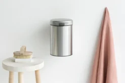 Brabantia NewIcon Wandprullenbak - 3 L - Matt Steel -Woonwinkel 1200x799 14