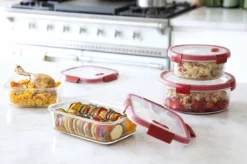 Curver Smart Cook Glazen Vershouddoos - Rechthoekig - 0,9L - Rood -Woonwinkel 1200x799 22