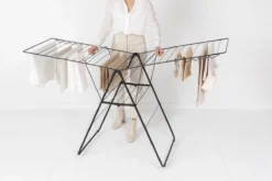 Brabantia HangOn Droogrek Inklapbaar - 25 Meter - Met Wasknijpertasje - Matt Black -Woonwinkel 1200x800 19