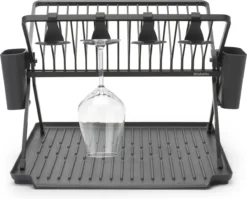 Brabantia SinkSide Afdruiprek - Inklapbaar - Dark Grey -Woonwinkel 1200x969