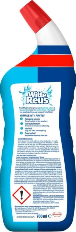 Witte Reus Toiletreiniger - Kracht Actief Gel Oceaan - Voordeelverpakking 10 X 700ml -Woonwinkel 393x1200 3