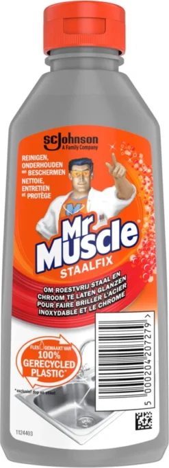 4x Mr. Muscle Staalfix 200 ML