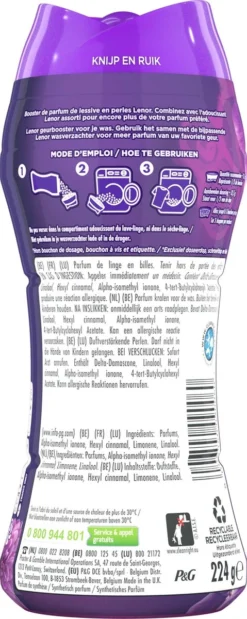 Lenor Amethist En Bloemen - In-Wash Geurbooster - Voordeelverpakking 6 X 16 Wasbeurten -Woonwinkel 479x1200