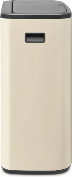 Brabantia Bo Touch Bin Prullenbak - 2 X 30 L - Soft Beige -Woonwinkel 491x1200