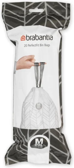Brabantia PerfectFit Vuilniszakken - 60 L - Code M - 6 Rollen X 20 Stuks -Woonwinkel 530x1200