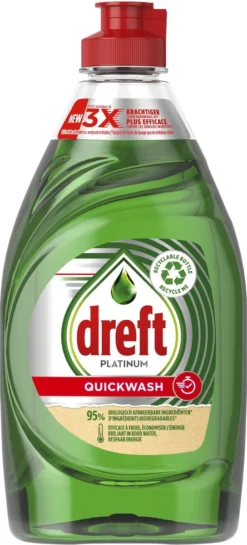 Dreft Platinum - Quickwash - Original - Vloeibaar Afwasmiddel - Voordeelverpakking 10 X 350 Ml -Woonwinkel 544x1200