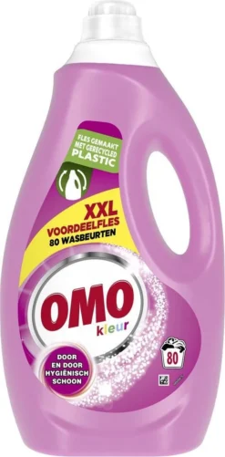 Omo Kleur Vloeibaar Wasmiddel - 80 Wasbeurten - Voordeelverpakking -Woonwinkel 592x1200