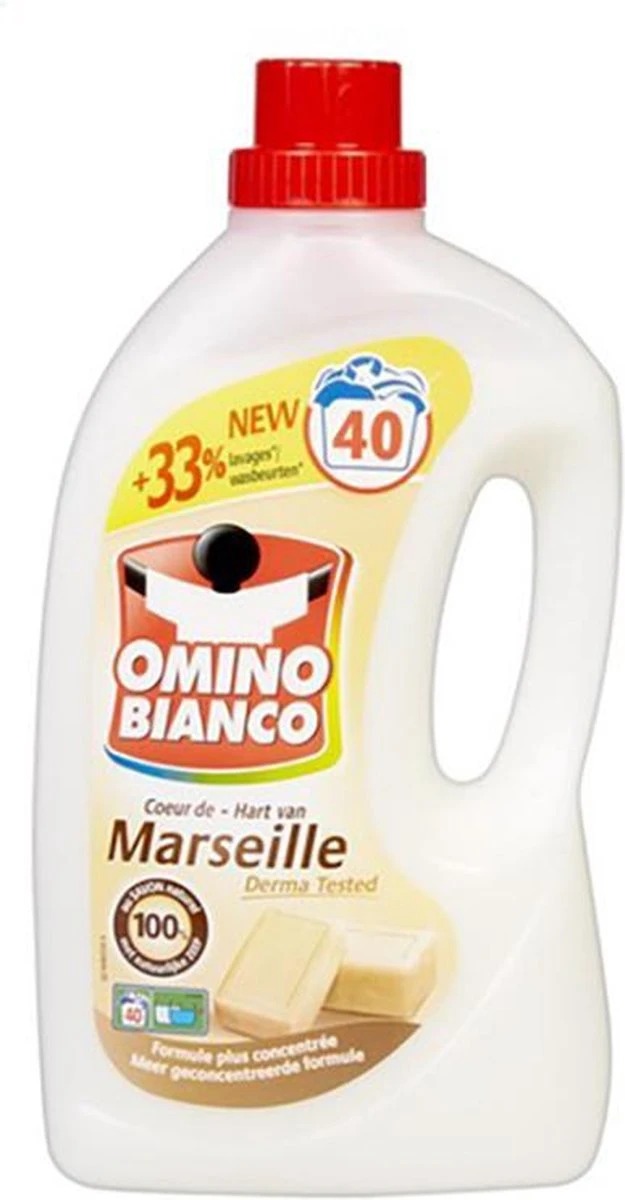 Omino Bianco Marseille - 2L/40 Wasbeurten 2 Omino Bianco Marseille - 2L/40 Wasbeurten - Afbeelding 2
