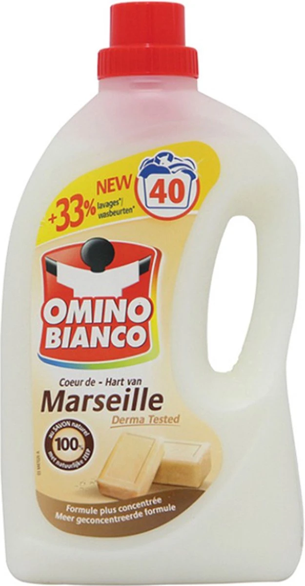 Omino Bianco Marseille - 2L/40 Wasbeurten 1 Omino Bianco Marseille - 2L/40 Wasbeurten
