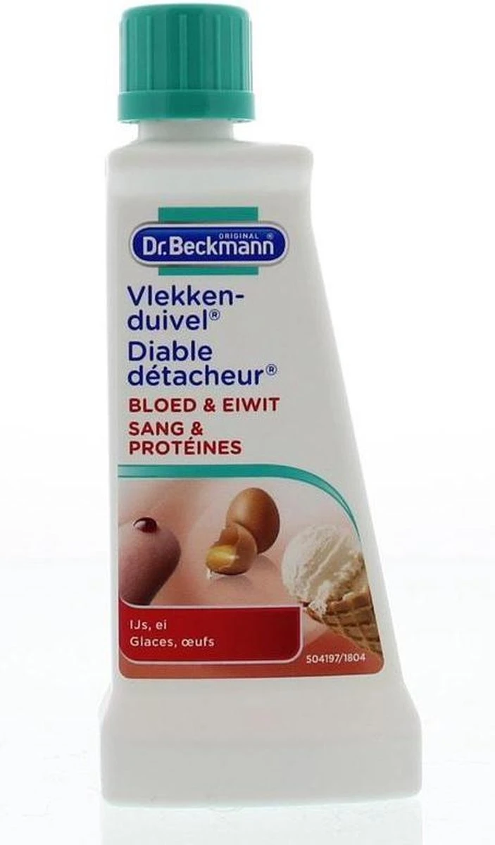 Dr. Beckmann Vlekkenduivel Bloed & Eiwit 50 Ml 3 Dr. Beckmann Vlekkenduivel Bloed & Eiwit 50 Ml - Afbeelding 3