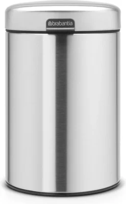 Brabantia NewIcon Wandprullenbak - 3 L - Matt Steel