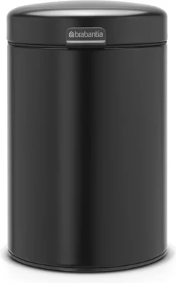 Brabantia NewIcon Wandprullenbak - 3 L - Matt Black
