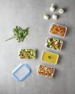 Tefal MasterSeal Fresh Mealprep Set - 5 X 800ml - Blauw -Woonwinkel 950x1200